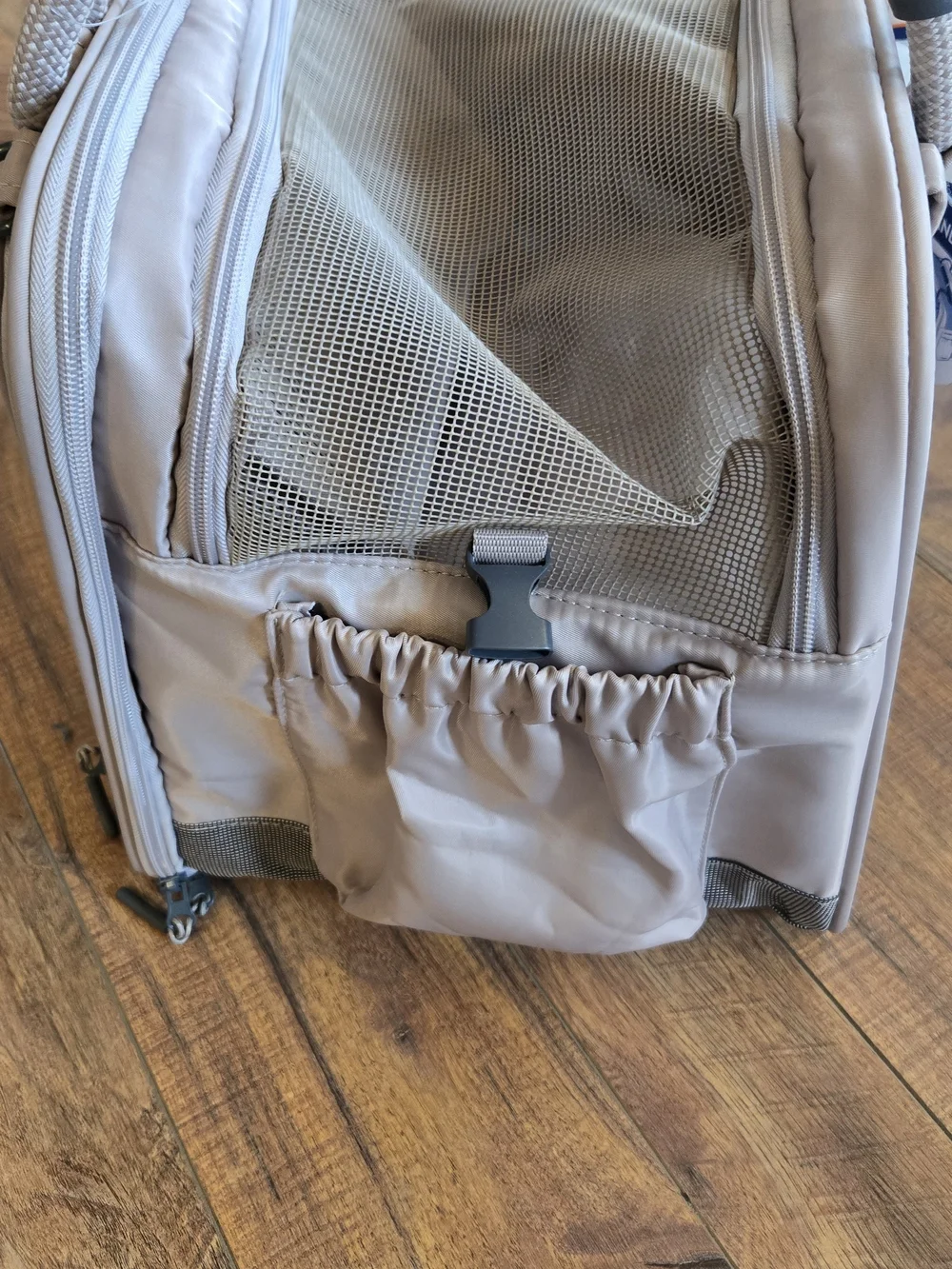 Top Paw Expandable Small Pet Carrier in Tan